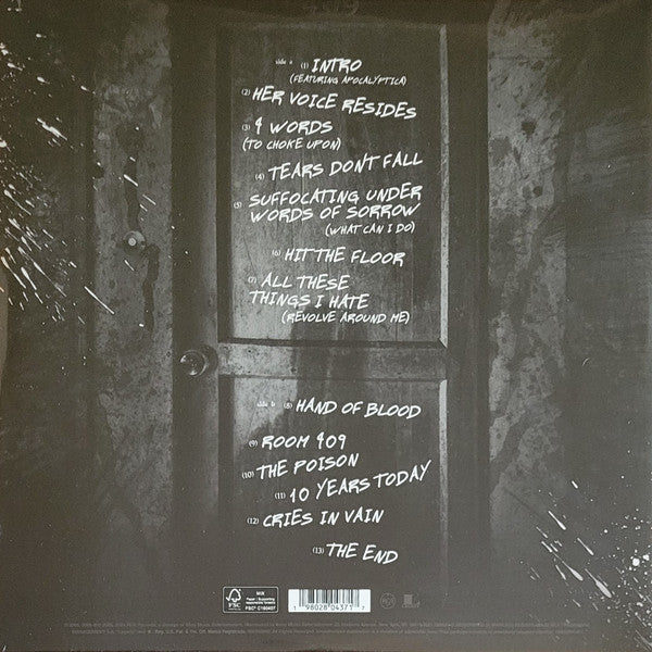 BULLET FOR MY VALENTINE : THE POISON LTD 20TH ANNIVERSARY LP 180G TRANSPARENT RED VINYL
