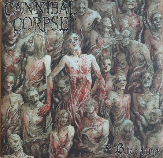 CANNIBAL CORPSE : THE BLEEDING LTD LP 180G COKE BOTTLE CLEAR WITH RED SPLATTER VINYL