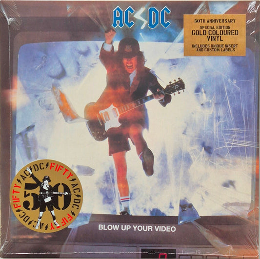 AC/DC : BLOW UP YOUR VIDEO LTD 50TH ANNIVERSARY LP 180G GOLD VINYL
