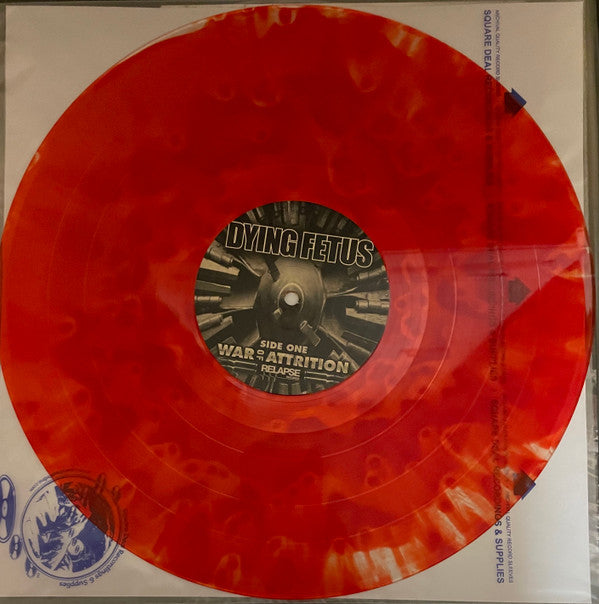 DYING FETUS : WAR OF ATTRITION LP 180G POOL OF BLOOD VINYL