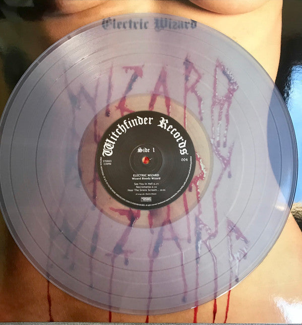 ELECTRIC WIZARD : WIZARD BLOODY WIZARD LTD 2LP CLEAR VINYL WITH POSTER