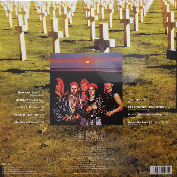 SCORPIONS : TAKEN BY FORCE LP 180G
