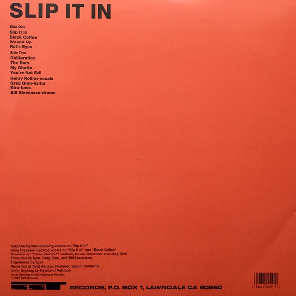 BLACK FLAG : SLIP IT IN LP 140G