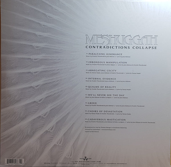 MESHUGGAH : CONTRADICTIONS COLLAPSE LTD 2LP