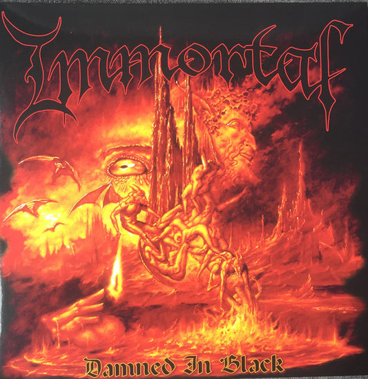 IMMORTAL : DAMNED IN BLACK LP 180G