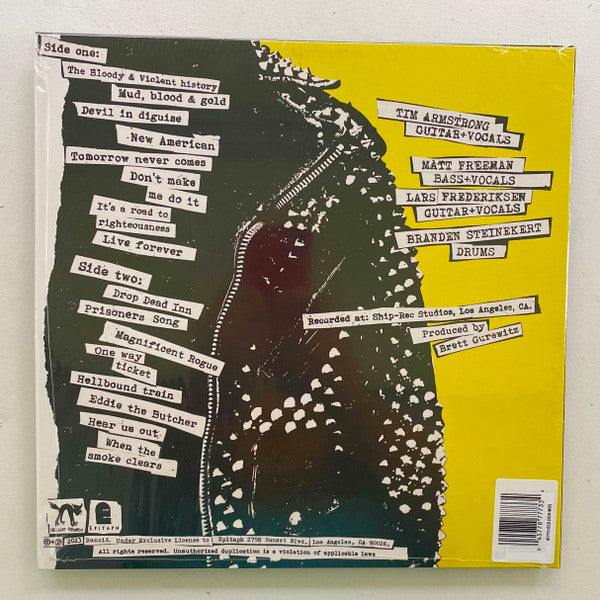 RANCID : TOMORROW NEVER COMES LTD LP 180G BLUE VINYL