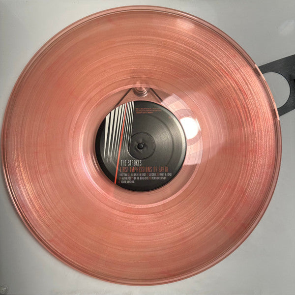 THE STROKES : FIRST IMPRESSIONS OF EARTH LTD LP 180G HAZY RED VINYL