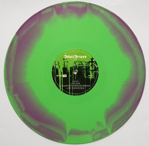 DEVILDRIVER : BEAST LTD 2LP 180G GREEN PURPLE SWIRL VINYL