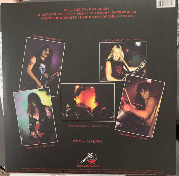 SLAYER : HELL AWAITS LP 180G POSTER INCLUDED