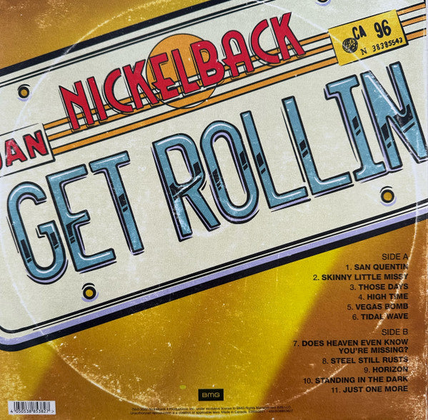 NICKELBACK : GET ROLLIN LTD LP 180G ORANGE VINYL