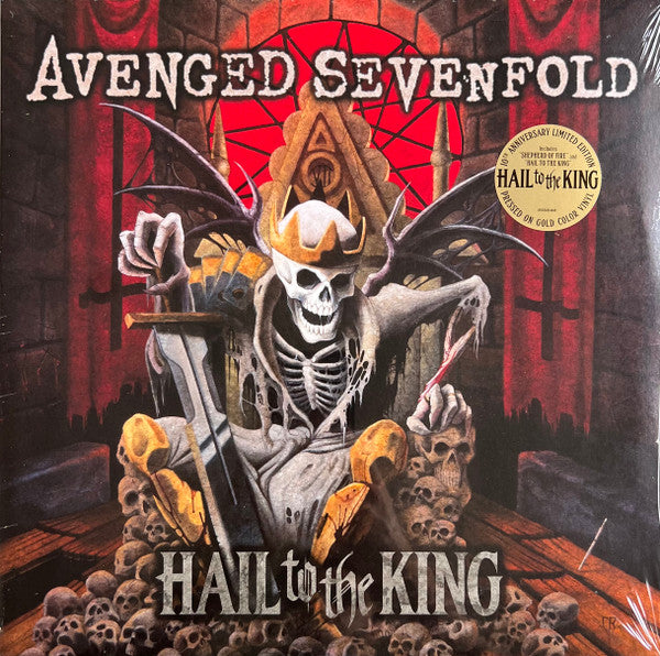 AVENGED SEVENFOLD : HAIL TO THE KING LTD 10TH ANNIVERSARY 2LP 180G GOLD VINYL