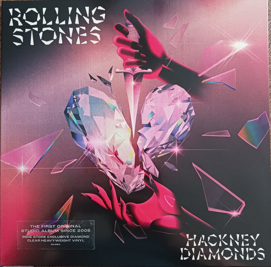 THE ROLLING STONES : HACKNEY DIAMONDS LTD LP 180G CLEAR VINYL