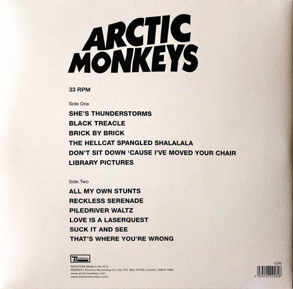 ARCTIC MONKEYS : SUCK IT AND SEE LP 180G