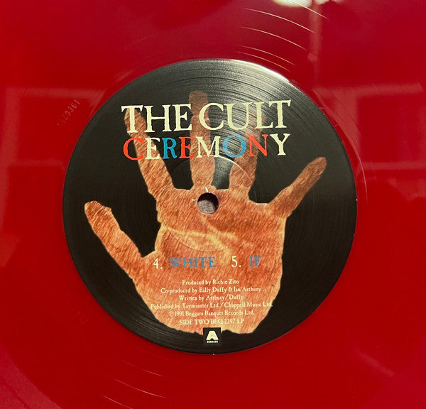 THE CULT : CEREMONY LTD 2LP 180G RED & BLUE VINYL