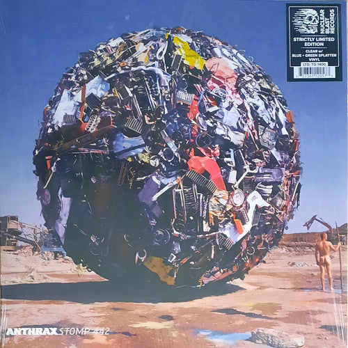 ANTHRAX : STOMP 442 LTD LP 180G BLUE GREEN SPLATTER VINYL