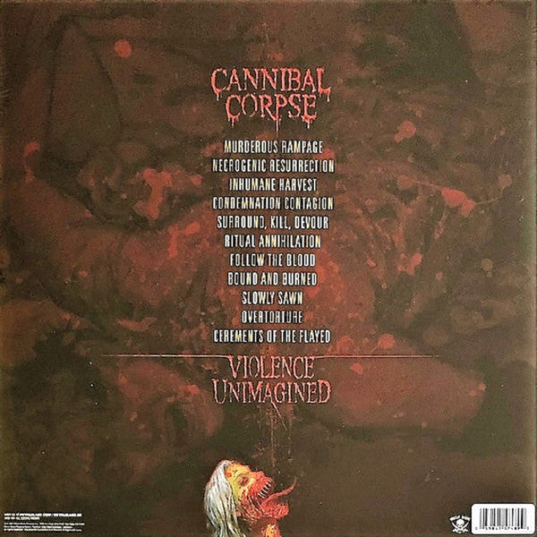 CANNIBAL CORPSE : VIOLENCE UNIMAGINED LP 180G
