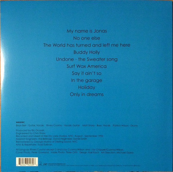 WEEZER : BLUE ALBUM LP 18OG