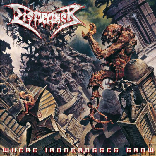 DISMEMBER : WHERE IRON CROSSES GROW LTD LP 180G GOLD VINYL