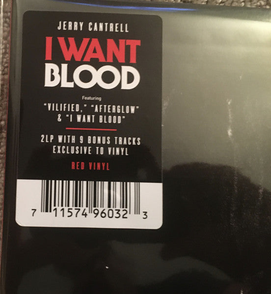 JERRY CANTRELL : I WANT BLOOD LTD 2LP 180G RED VINYL