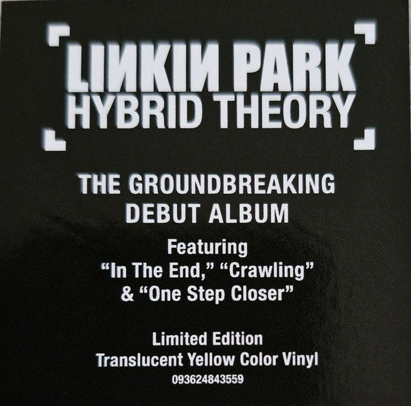 LINKIN PARK : HYBRID THEORY LTD LP 180G YELLOW VINYL