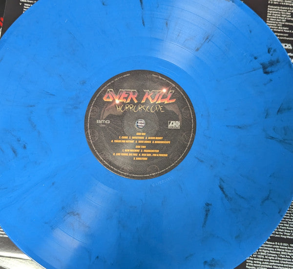 OVERKILL : HORRORSCOPE LTD LP 180G BLUE MARBLE VINYL