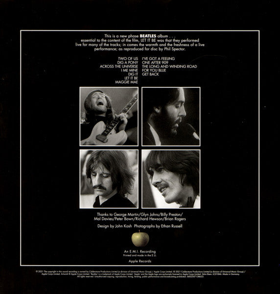 THE BEATLES : LET IT BE LP 180G