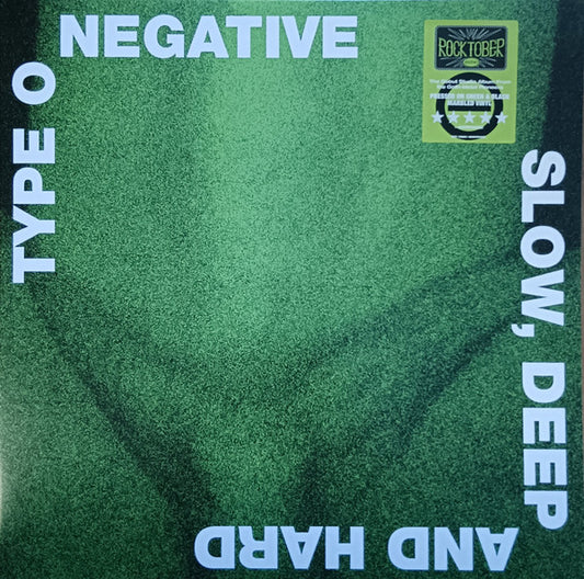 TYPE O NEGATIVE : SLOW DEEP AND HARD LTD 2LP 180G GREEN BLACK MARBLED VINYL