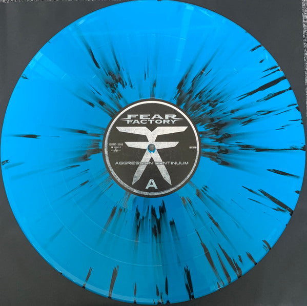 FEAR FACTORY : AGGRESSION CONTINUUM LTD 2LP BLACK BLUE SWIRL VINYL