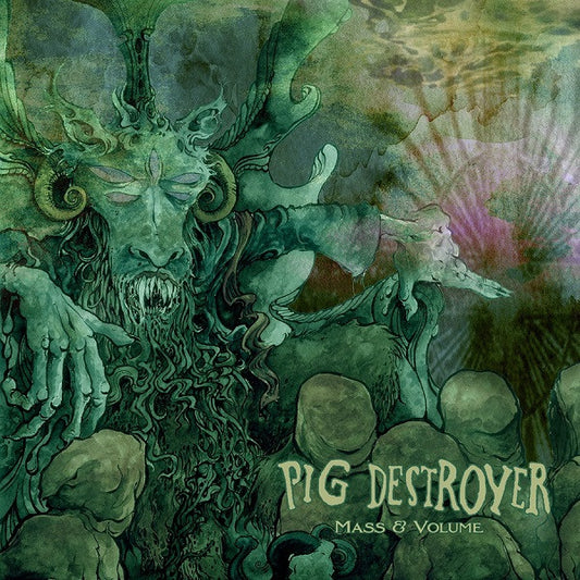 PIG DESTROYER : MASS & VOLUME LTD EP 18OG GREEN VINYL