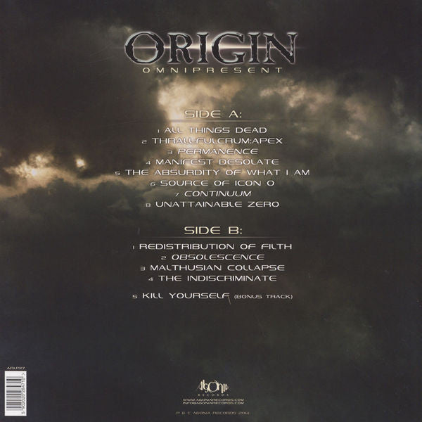 ORIGIN : OMNIPRESENT LP 180G