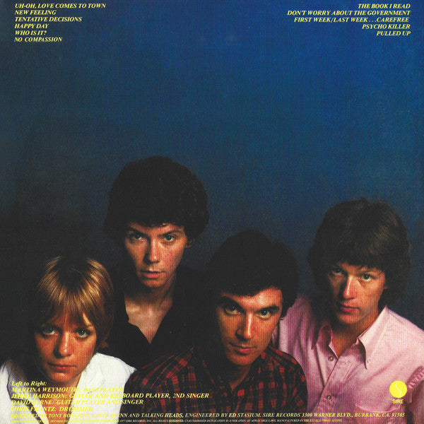 TALKING HEADS : 77 LP 180G