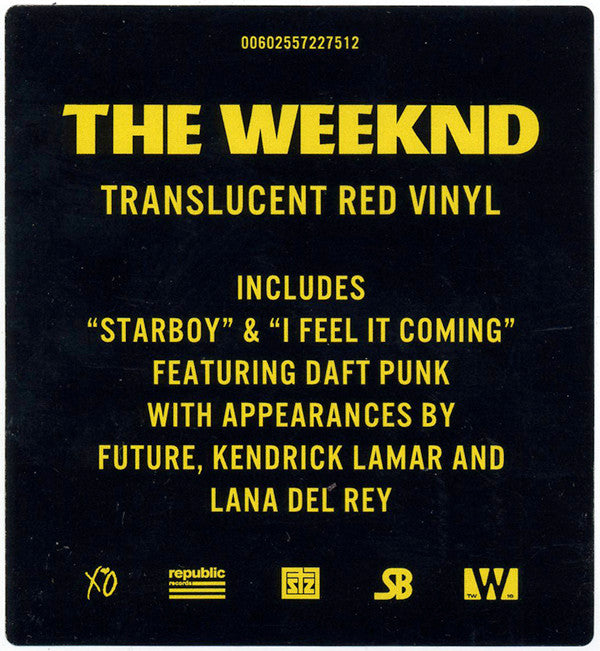 THE WEEKND : STARBOY LTD 2LP 180G RED VINYL
