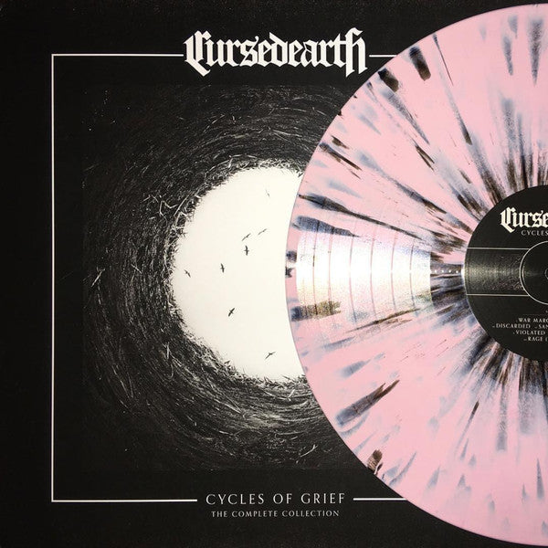 CURSED EARTH : CYCLES OF GRIEF - THE COMPLETE COLLECTION LTD LP 180G PINK BLACK SPLATTER VINYL