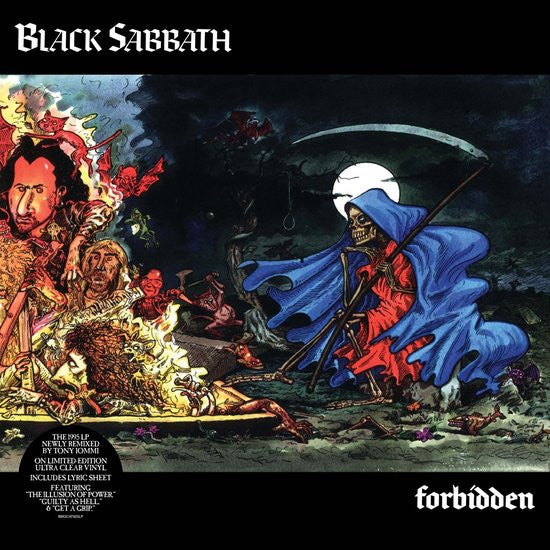 BLACK SABBATH : FORBIDDEN LTD LP 180G CLEAR VINYL