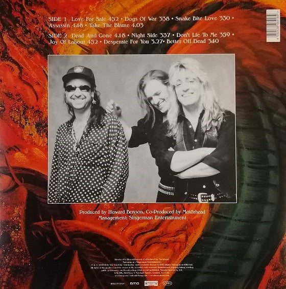 MOTORHEAD : SNAKE BITE LOVE LP 180G