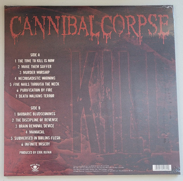 CANNIBAL CORPSE : KILL LP 180G