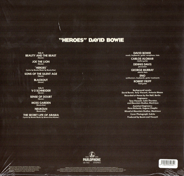 DAVID BOWIE : HEROS LP 180G