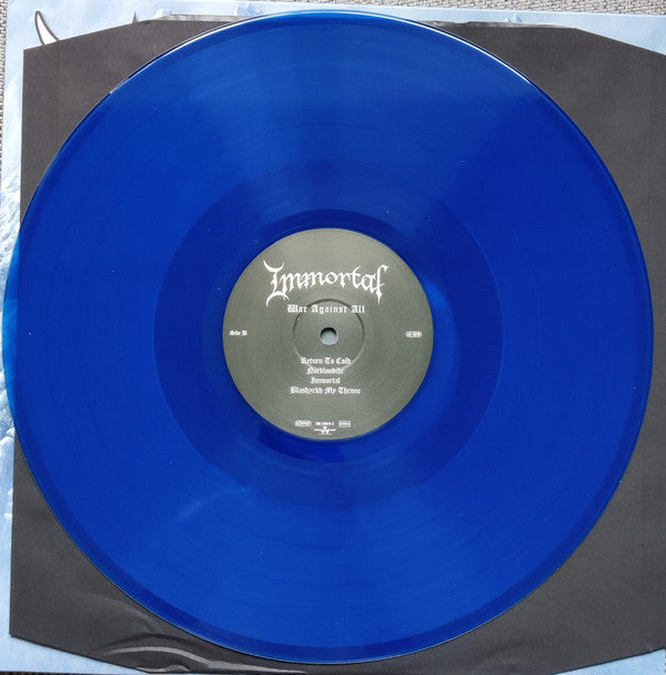 IMMORTAL : WAR AGAINST ALL LTD LP 180G BLUE VINYL