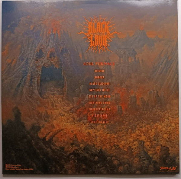 BLACK LAVA : SOUL FURNACE LTD LP 180G RED VINYL