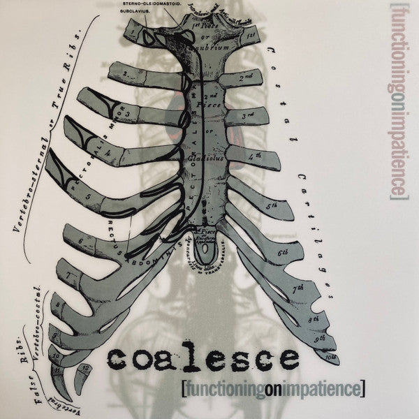 COALESCE : FUNCTIONING ON IMPATIENCE LTD LP 180G WHITE RED BLACK SPLATTER VINYL