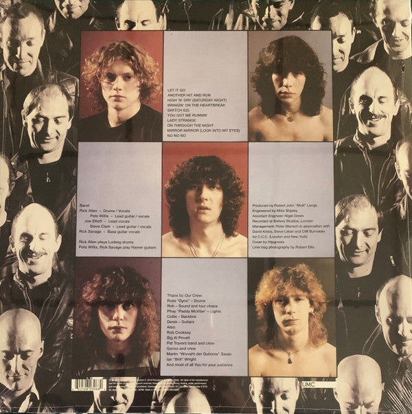 DEF LEPPARD : HIGH N DRY LP 180G