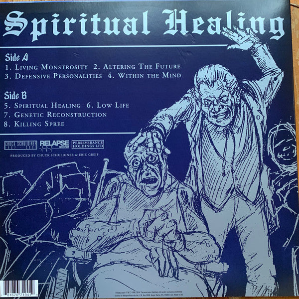 DEATH : SPIRITUAL HEALING LP 180G