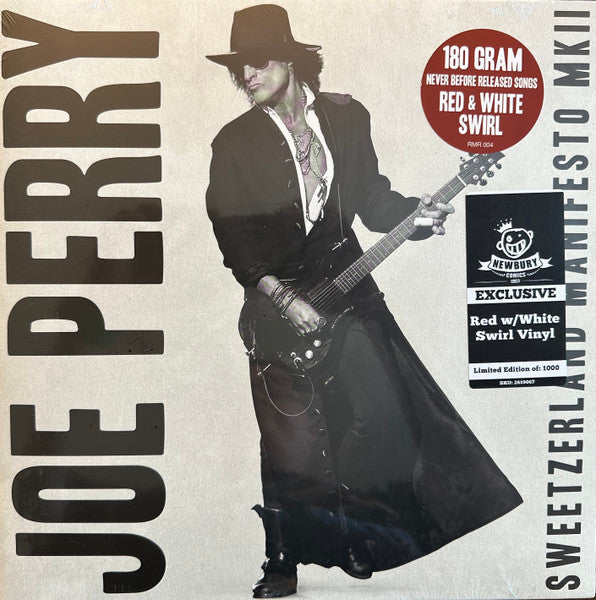 JOE PERRY : SWEETZERLAND MANIFESTO MK II LTD LP 180G RED WHITE SWIRL VINYL