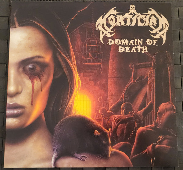 MORTICIAN : DOMAIN OF DEATH LTD LP 180G ORANGE CRUSH SPLATTER VINYL