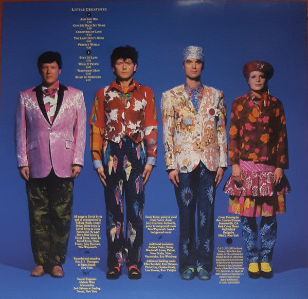 TALKING HEADS : LITTLE CREATURES LTD LP 180G BLUE VINYL
