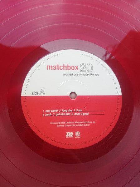 MATCHBOX 20 : YOURSELF OR SOMEONE LIKE YOU LTD LP 180G RED VINYL