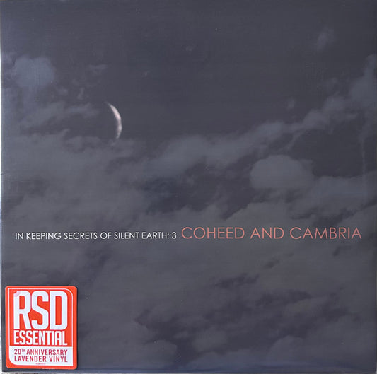 COHEED AND CAMBRIA : IN KEEPING SECRETS OF SILENT EARTH 3 LTD RSD 20TH ANNIVERSARY 2LP LAVENDER VINYL