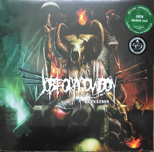 JOB FOR A COWBOY : RUINATION LTD LP 180G GREEN MARBLED VINYL