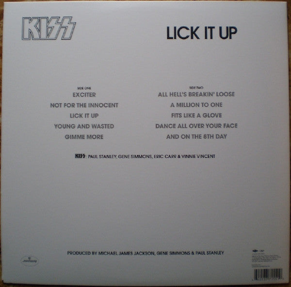 KISS : LICK IT UP LP 180G