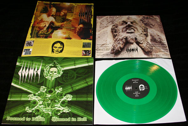 DOOMED : DOOMED TO DEATH DAMNED IN HELL LP 180G GREEN VINYL 💚